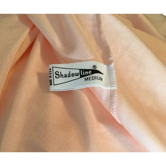 Vintage Shadowline Long-Sleeve Button-Up Nightgown with Lace Trim - Picture 10 of 13